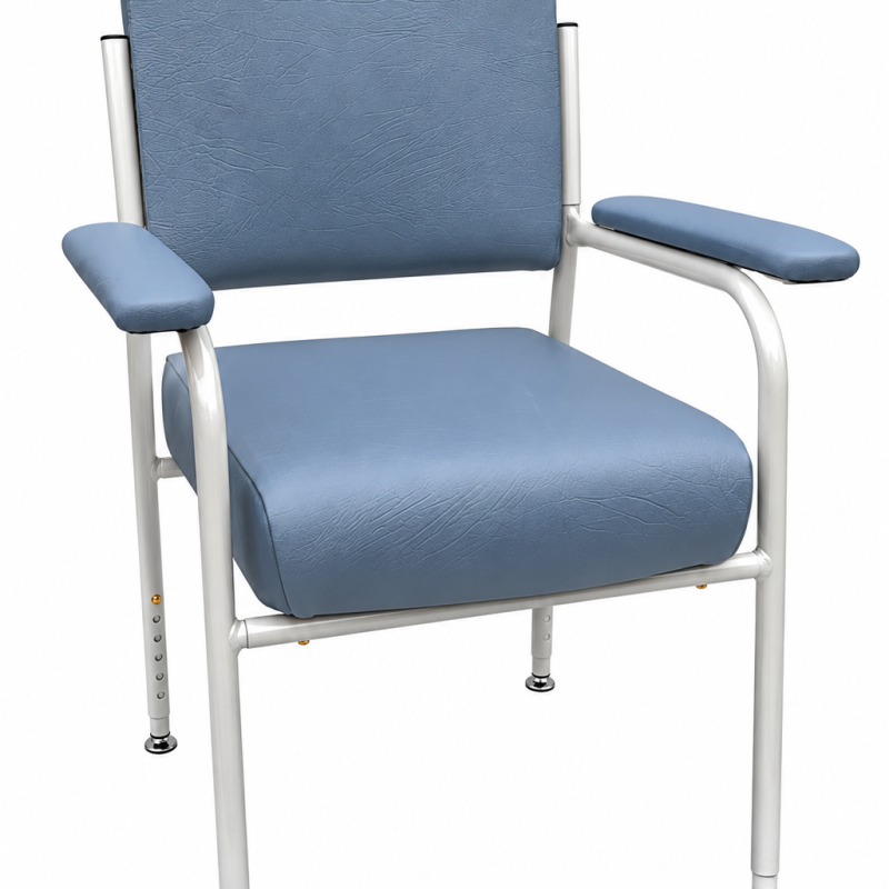 Chair Utility Mid Back Deluxe Vinyl - Grey