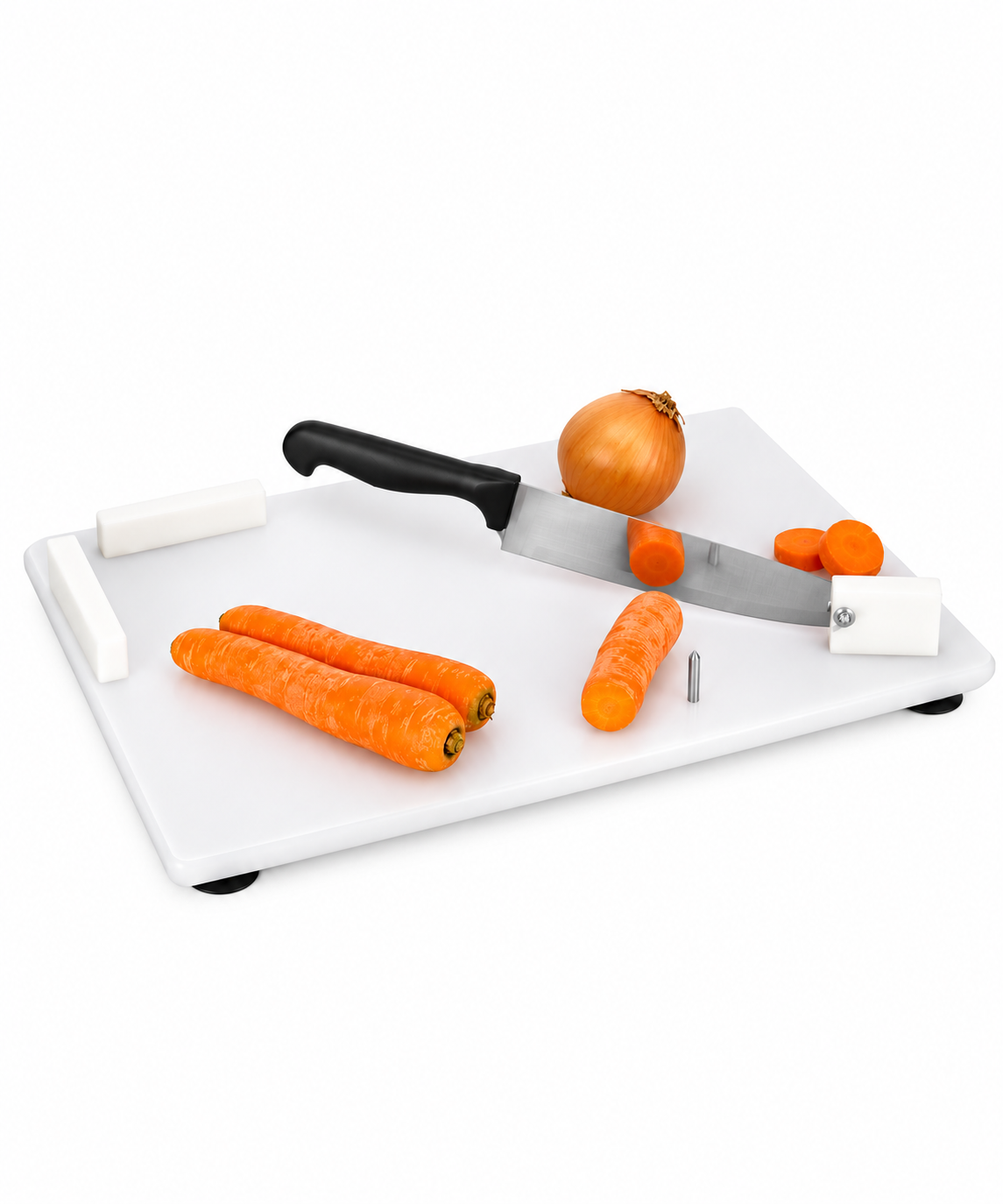 Combination Cutting Board with Chef's Knife