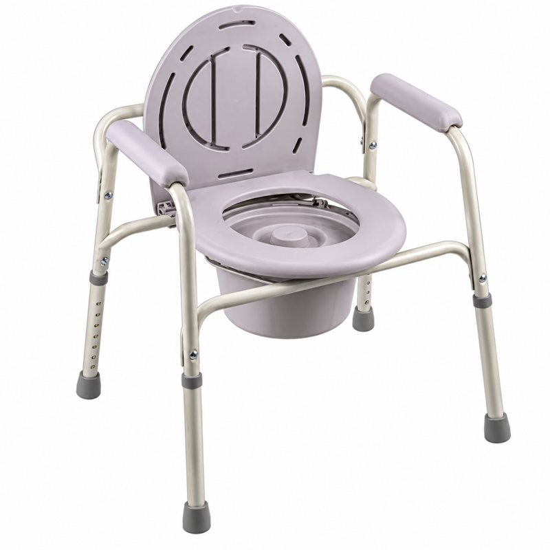 Zoom Commode Chair Aluminium