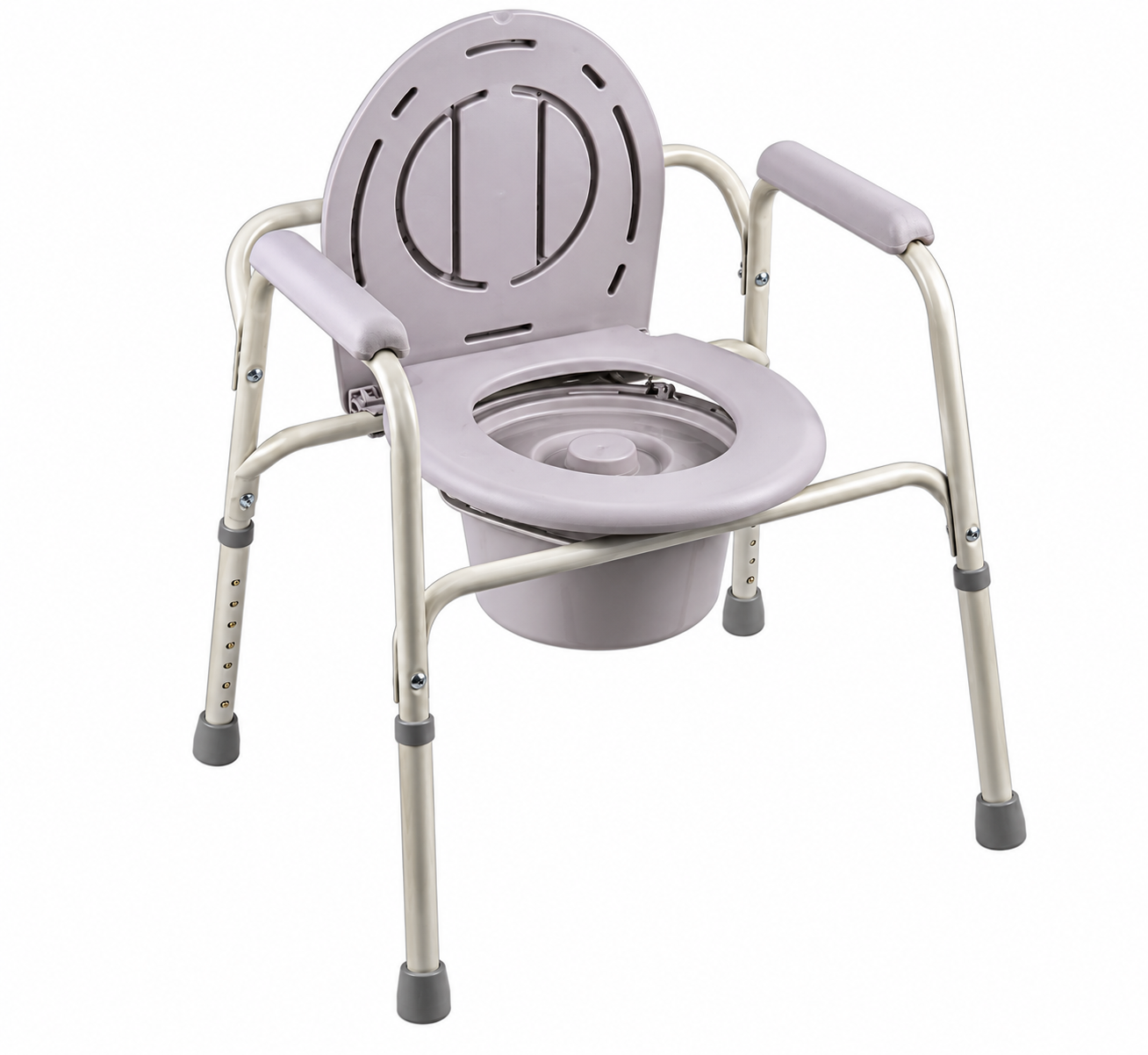 Zoom Commode Chair Aluminium