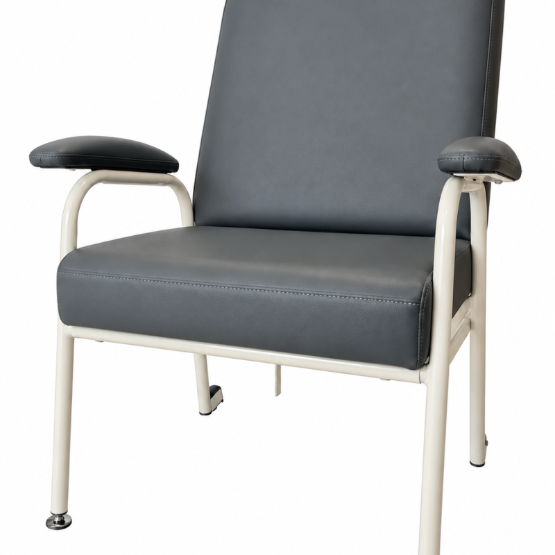 Chair Utility High Back Grey Vinyl