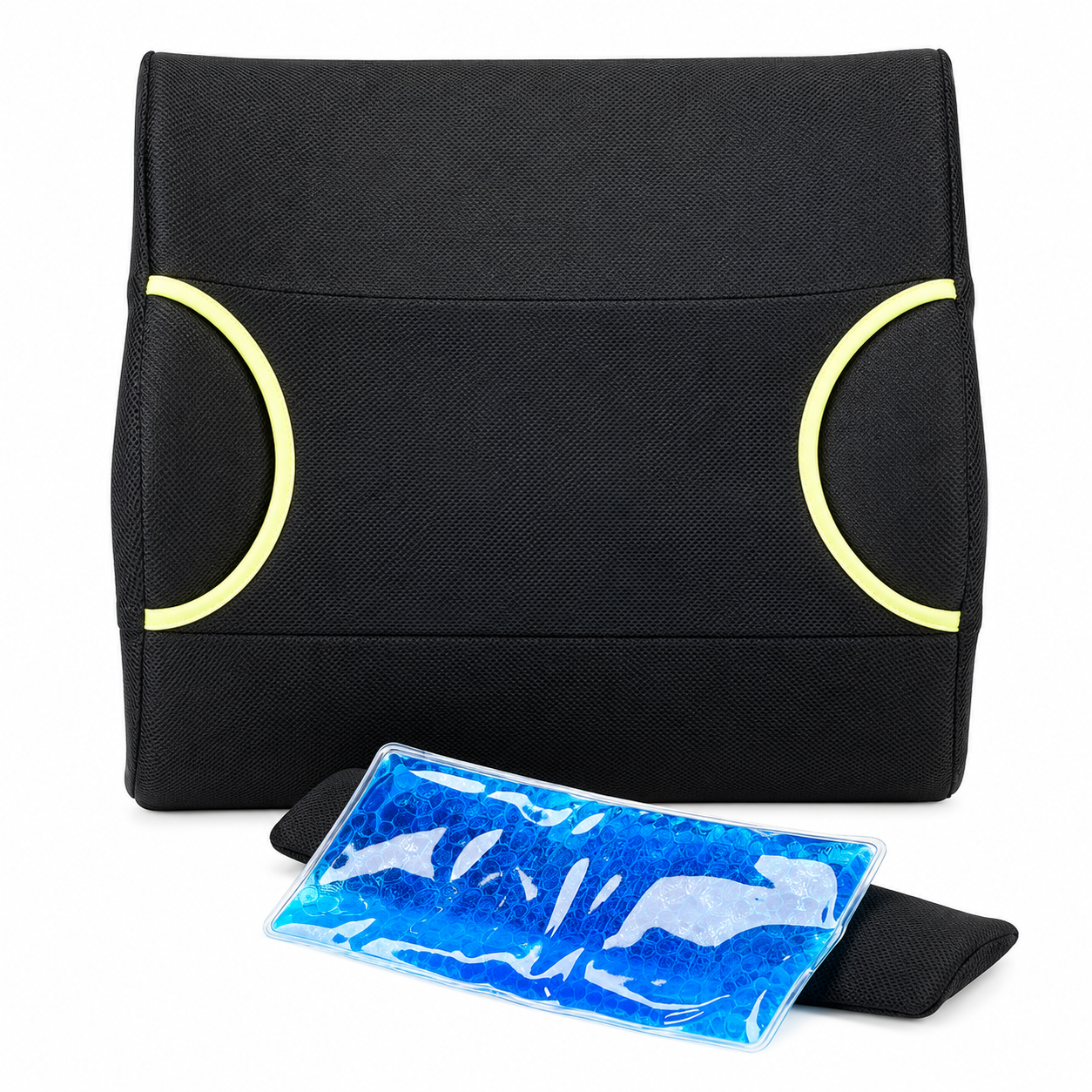 Peak care lumbar cushion w/ gel pack