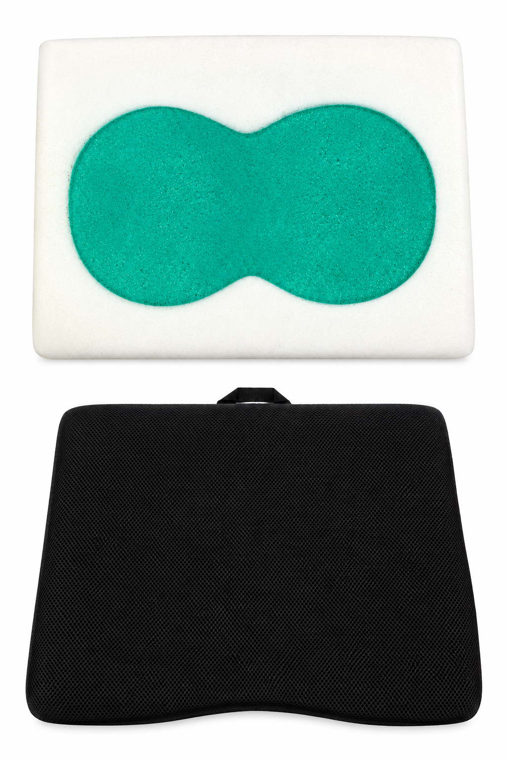 Peak care gel wheelchair cushion w/ mesh cover