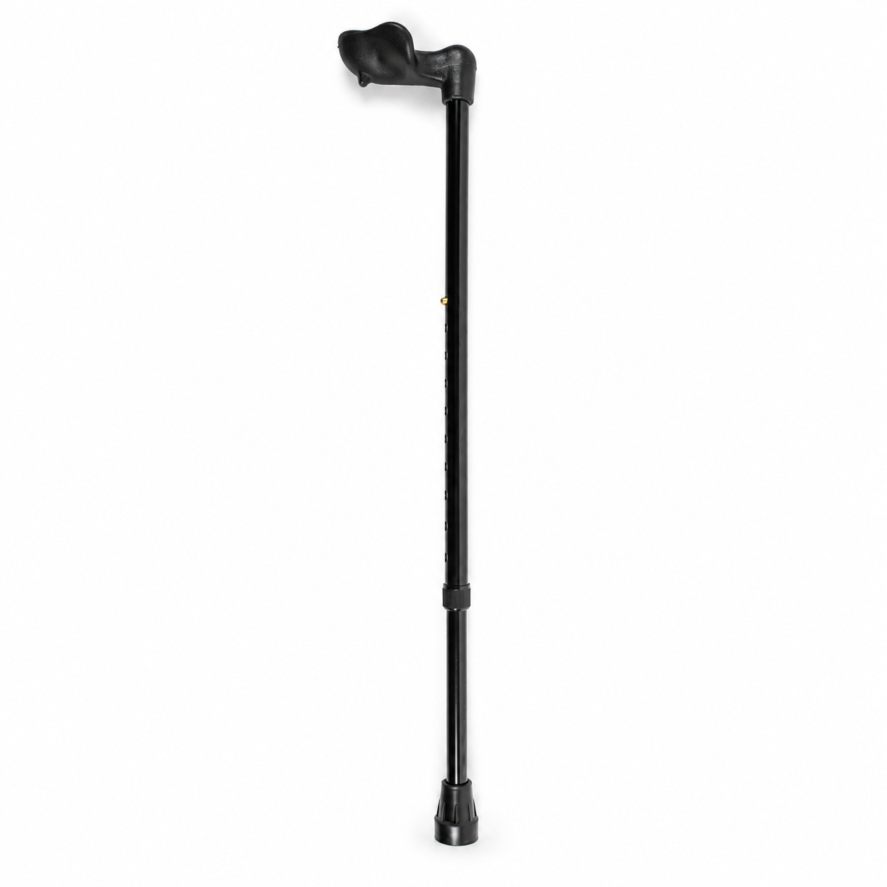 Alum Cane with Palm Grip Large Handle Right Hand
