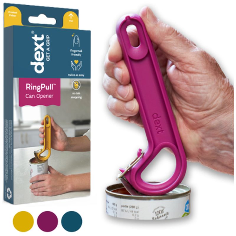 DEX-CO-M-Dext Ring Pull Can Opener - Mulberry