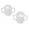 Homecraft Two Handled Mug, 270ml, Pair, with Spout and Splash Lids PAT-AA5720-