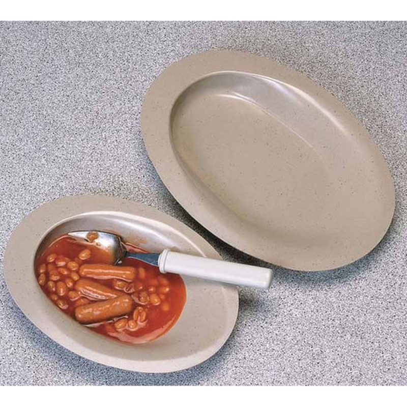 Manoy Contoured Plate, Large, 279 x 197mm, White PAT-AA5612