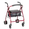 PEAK CARE ELLIPSE 6IN ROLLATOR WEIGHT ACTIVATED RED