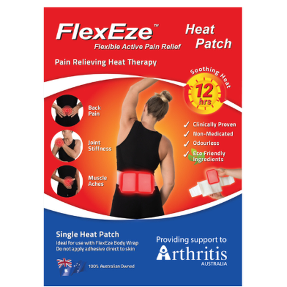 PHP-XEZE-FlexEze Heat Patches, 10 x 13cm, 50/Box