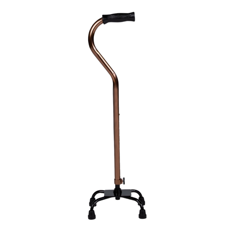 Peak Care Quad Cane Small Base Bronze