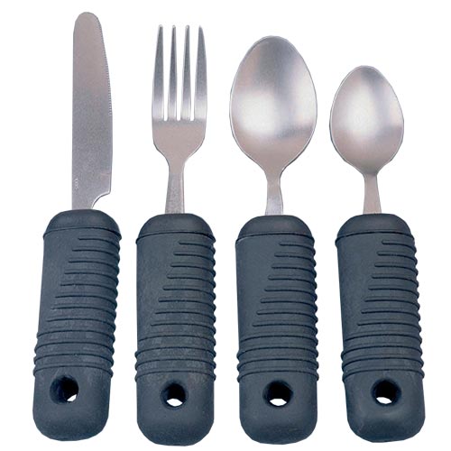 Sure Grip Cutlery Set of 4 - knife, fork, tablespoon and teaspoon - PAT-A703204