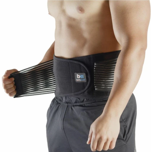 Bodyassist Power Pull Sacro Back Belt Black LGE