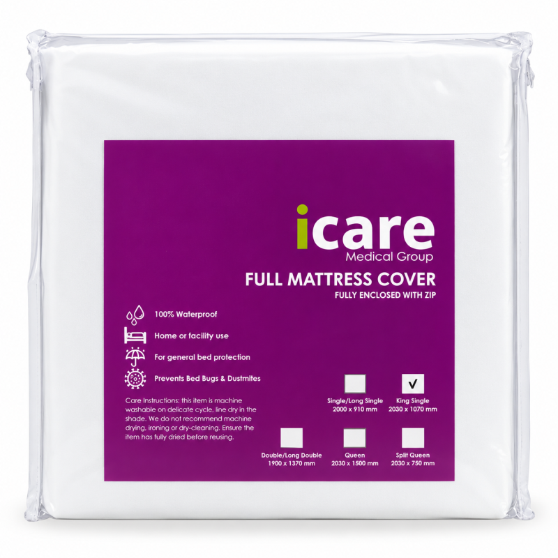 Icare Waterproof Mattress Protector - King Single