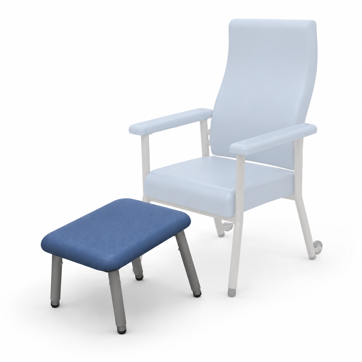 Katie legrest / stool - Grey