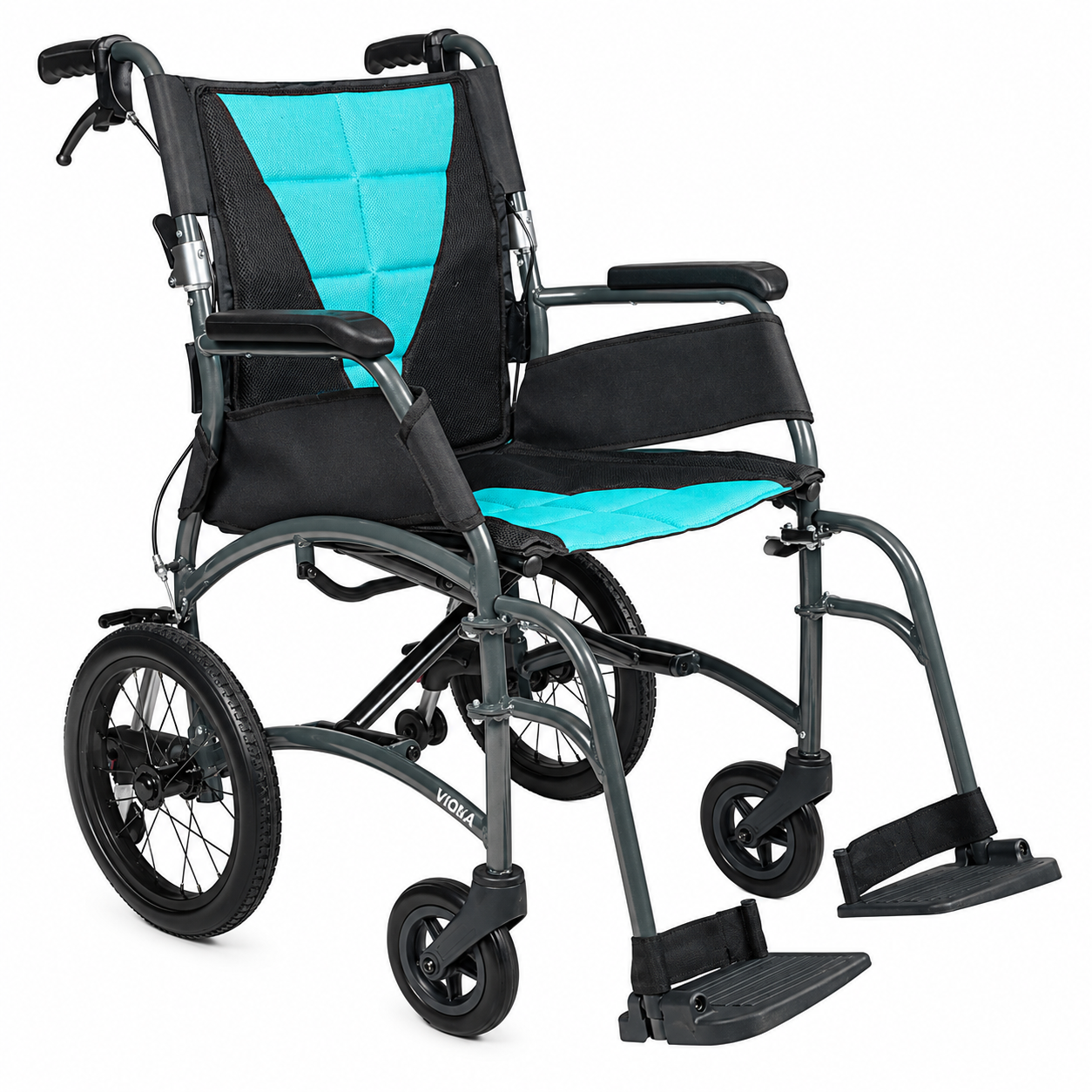 Aspire Vida Folding Manual Wheelchair - Attendant Propelled