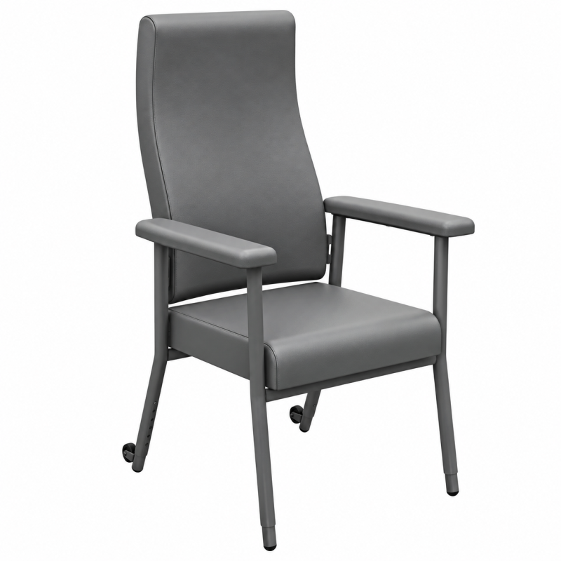 Katie high back chair - Grey