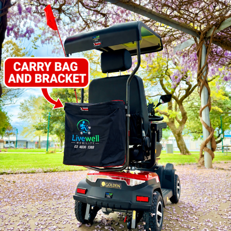 Bag Carrier Shoprider (Livewell Mobility Embroidery)