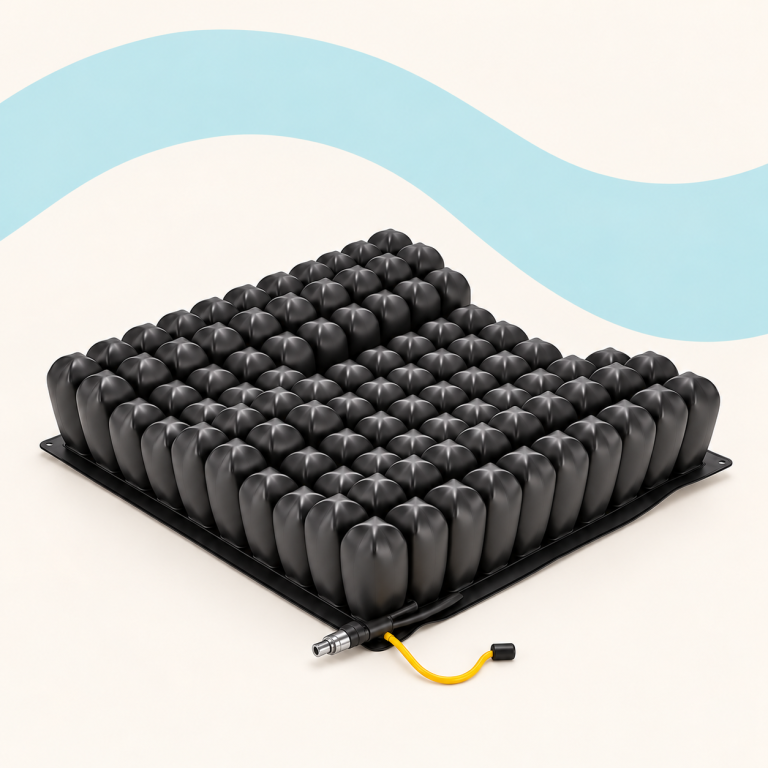 Air cell pressure care cushion