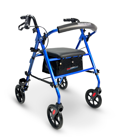 Ocean Blue Adjustable Height Walker Hand Brake 8"