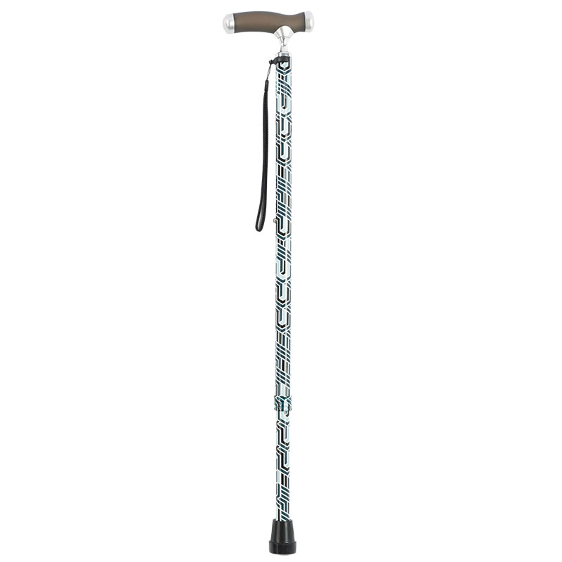 Redgum RGWS340 Geo Black silicone handle walking stick