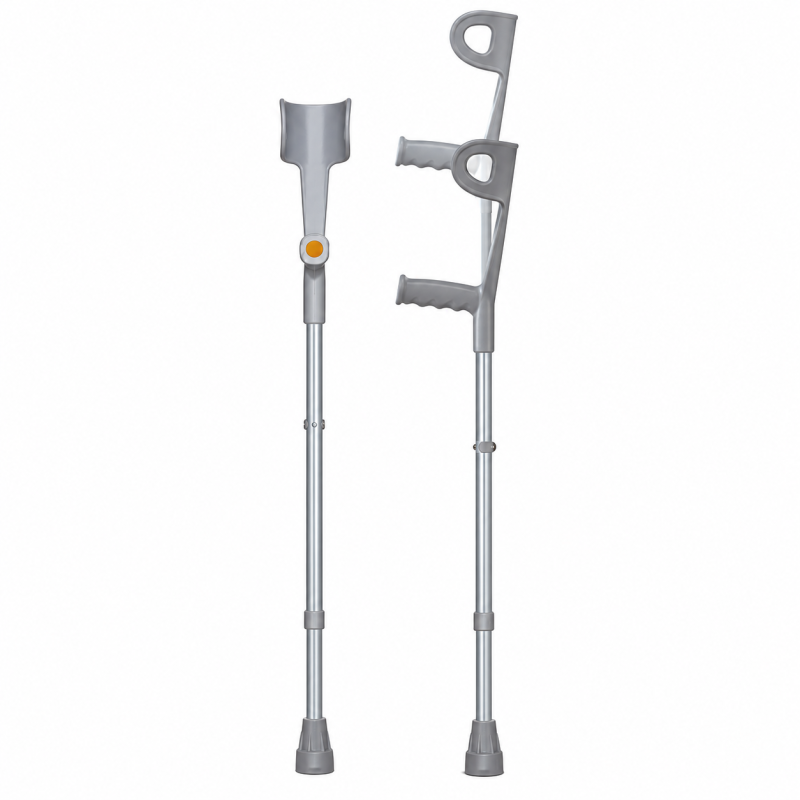 Aluminium Forearm Crutch Open Cuff