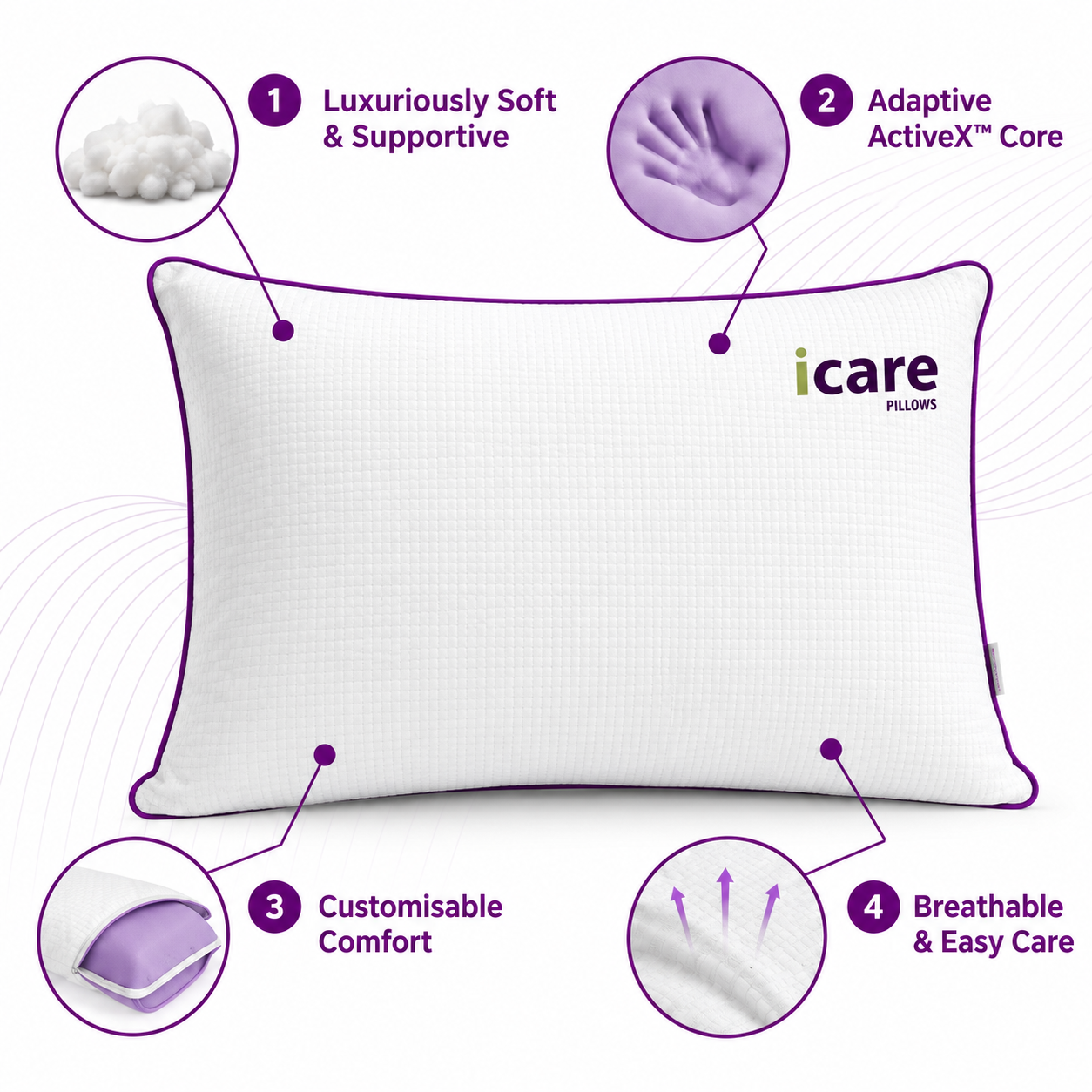 Icare ActiveX Cloud Pillow
