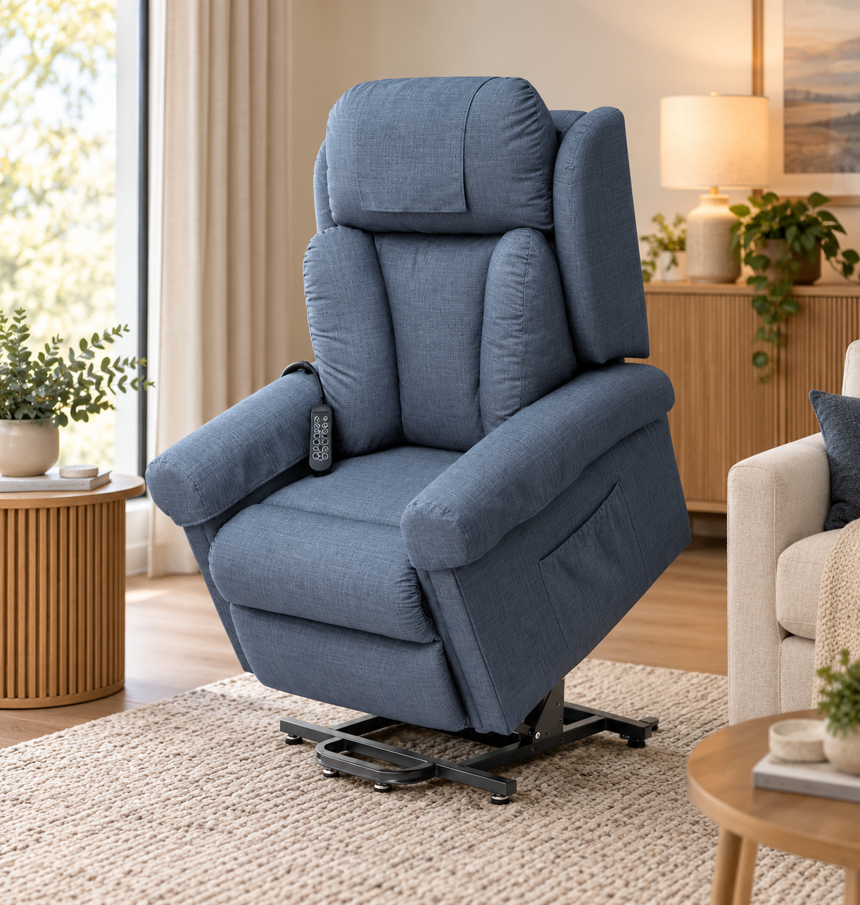 Rosa shadow grey - 4 motor lift chair - Image 2