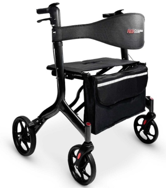 Seat Walker Heavy Duty Side Fold Aluminium - Dark Grey