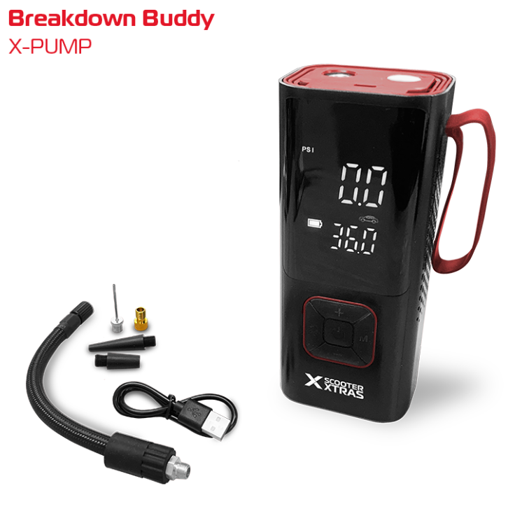 New breakdown buddy 2.0 - portable usb pump