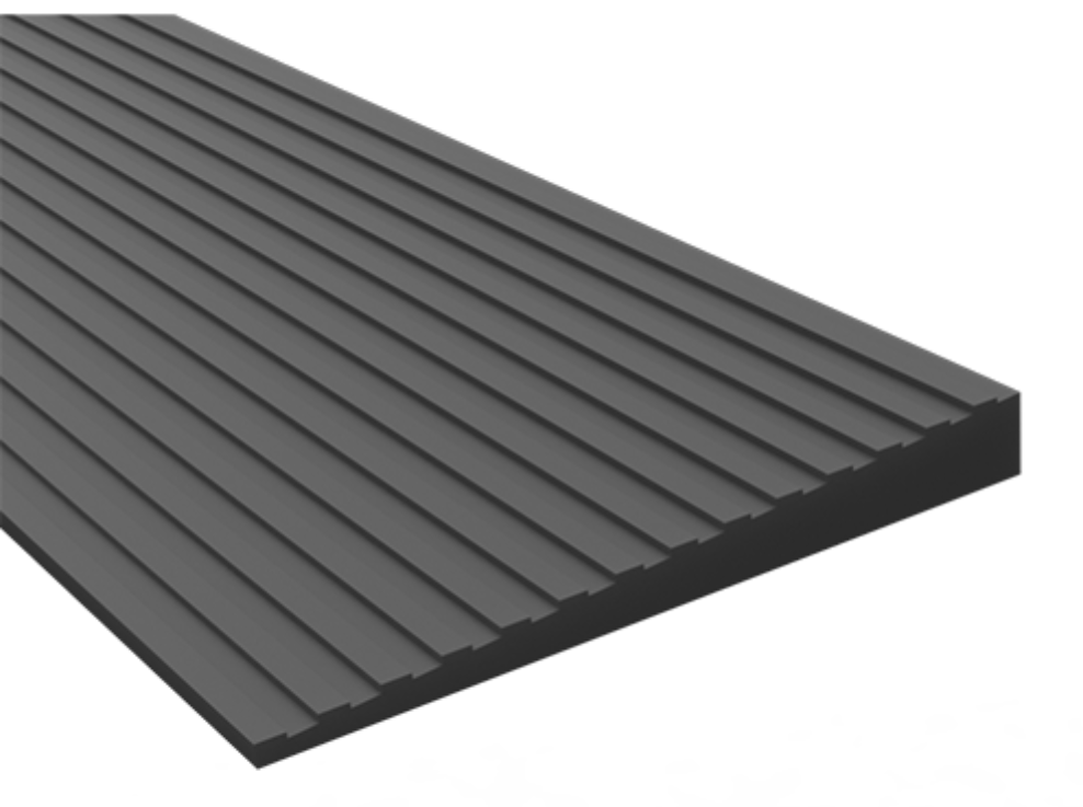Rubber Wedge Ramp 15mm