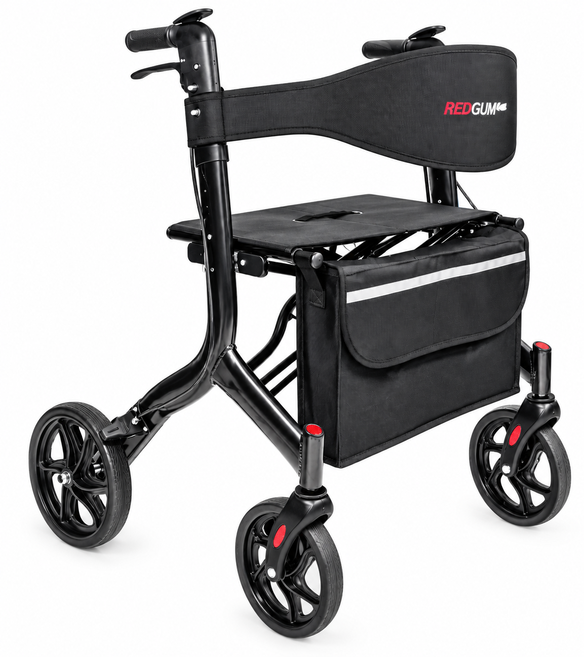 Seat Walker Heavy Duty Side Fold Aluminium - Dark Grey