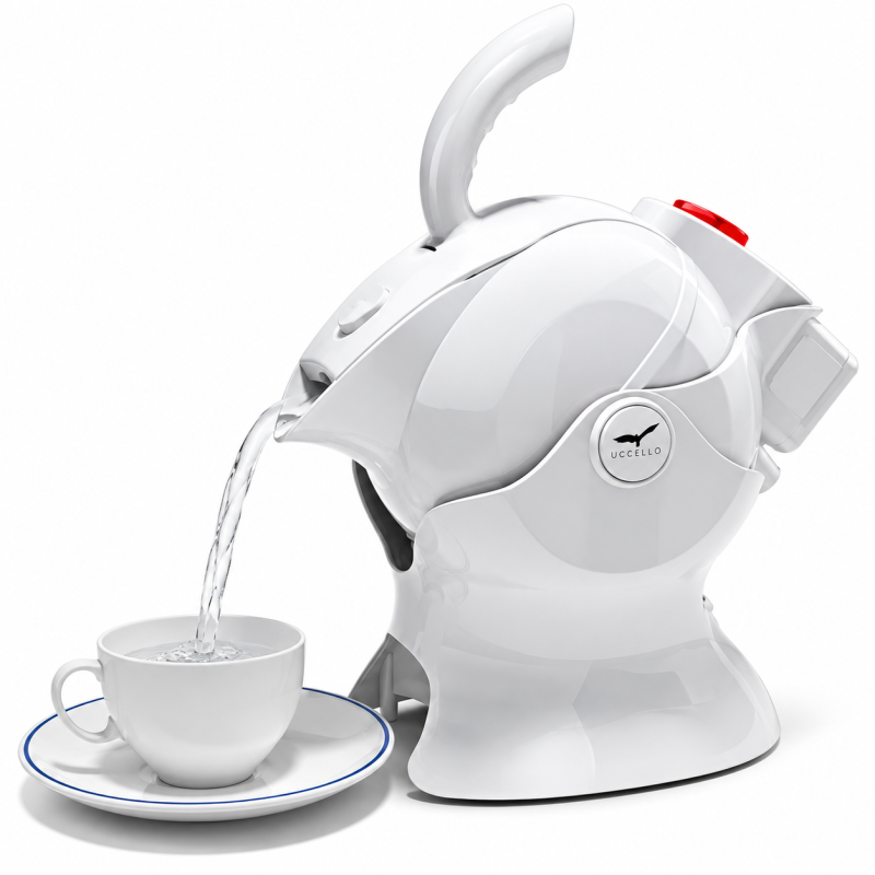 Uccello Powered Kettle Tipper (White)