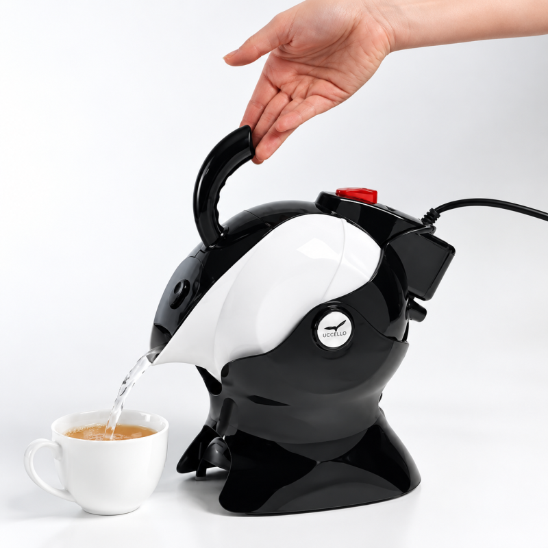 Uccello Powered Kettle Tipper (Black/White)