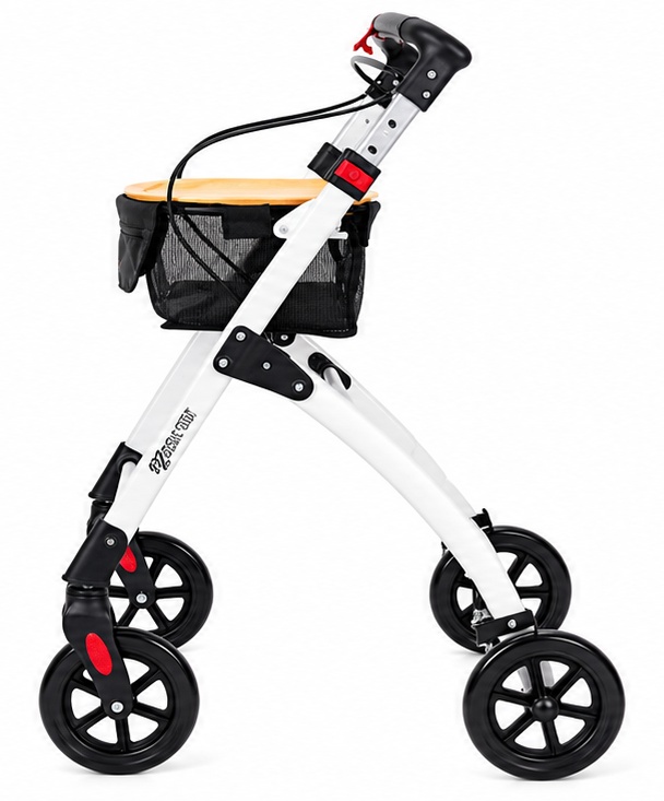 Zoom AirMax Z06 Rollator White - Image 3